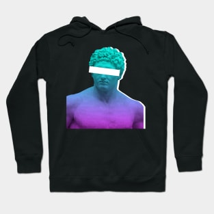 Glitch Greek Bust | Aesthetic Vaporwave Hoodie